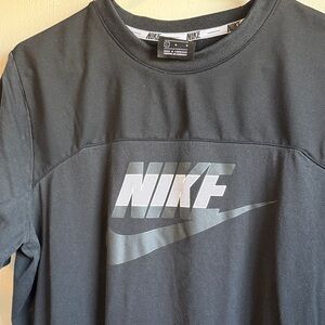 Nike Men's Black Tee with Logo